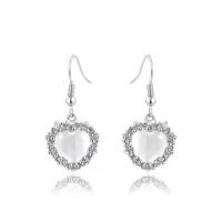 Серьги ROZI RR-37320A с подвеской в форме сердца