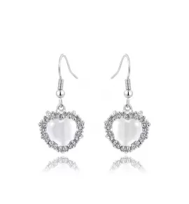 Серьги ROZI RR-37320A с подвеской в форме сердца