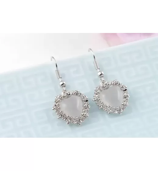 Серьги ROZI RR-37320A с подвеской в форме сердца