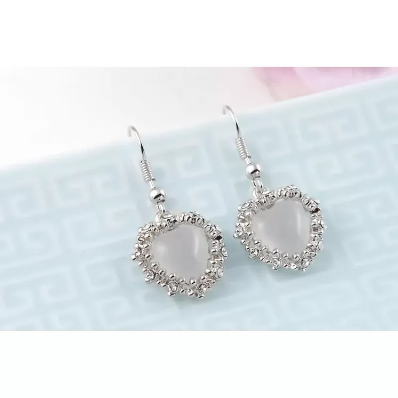 Серьги ROZI RR-37320A с подвеской в форме сердца