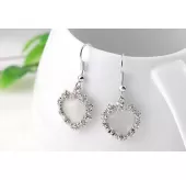 Серьги ROZI RR-37320A с подвеской в форме сердца
