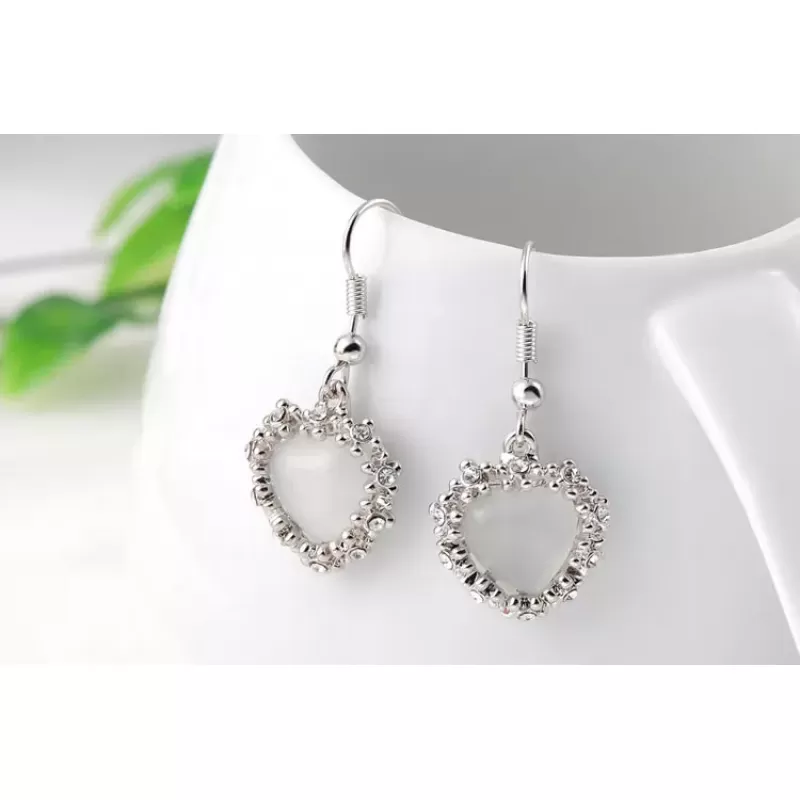 Серьги ROZI RR-37320A с подвеской в форме сердца