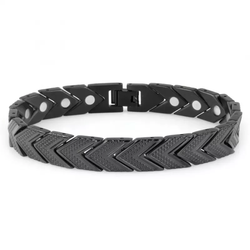 Магнитный браслет мужской Magnetana KBM-160518 из стали