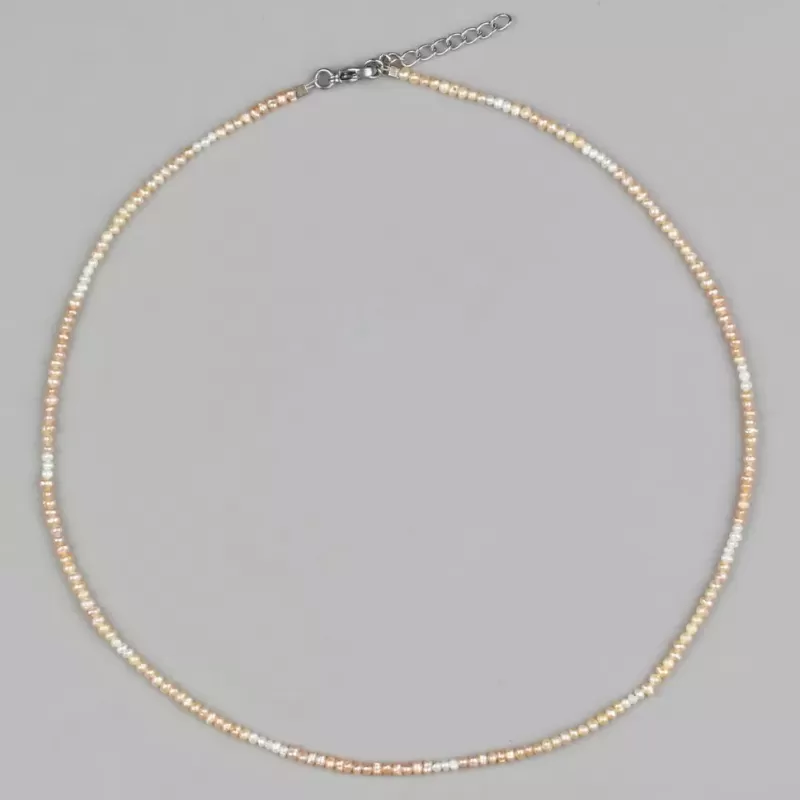 Женский чокер Everiot Select --LNS-2001 из кремового жемчуга