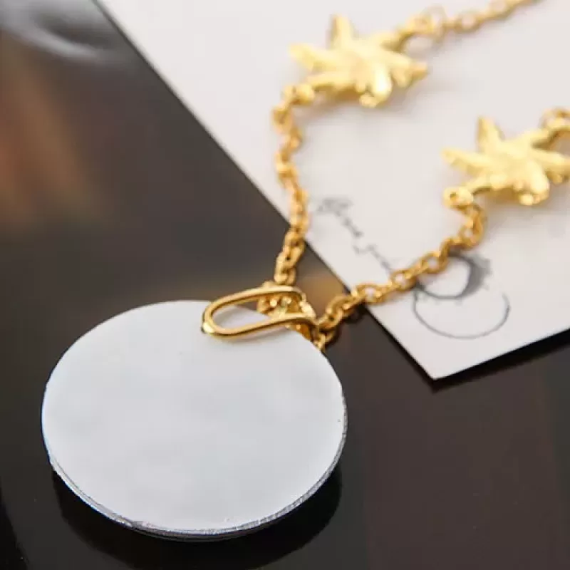 Кулон с цепочкой DS-71423 с ярким рисунком