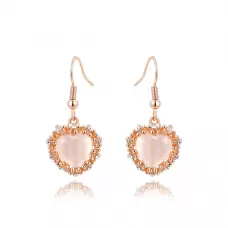 Серьги ROZI RR-37320B с подвеской в форме сердца