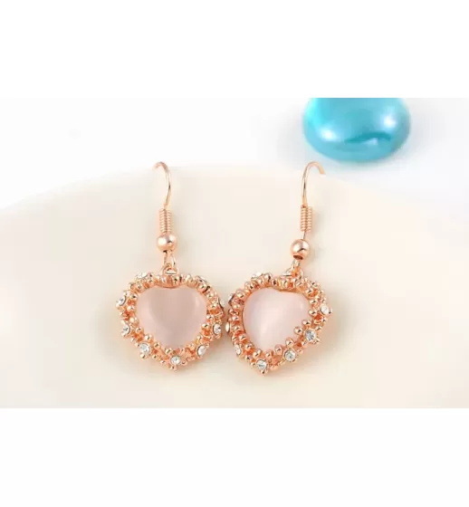 Серьги ROZI RR-37320B с подвеской в форме сердца
