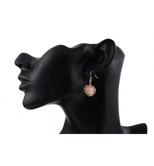 Серьги ROZI RR-37320B с подвеской в форме сердца