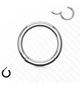 Кольцо кликер из титана Pirslab RHT3 серьга для пирсинга септума, хряща уха, брови, носа, губ, пупка, сосков (от 6 мм до 12 мм)