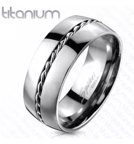 Титановое кольцо Spikes R-TM-3656 без покрытия