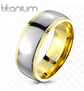 Кольцо из титана Spikes R-TM-1011, обручальное