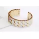 Жесткий браслет-кафф AS-A27448 "Чешуя" широкий