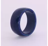 Светящееся кольцо Lonti glow Blue Malachite, 8 мм