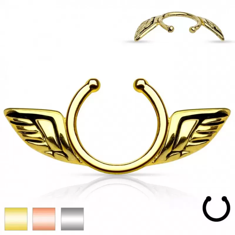 Пирсинг-обманка для сосков PiercedFish --KX-011 с крыльями