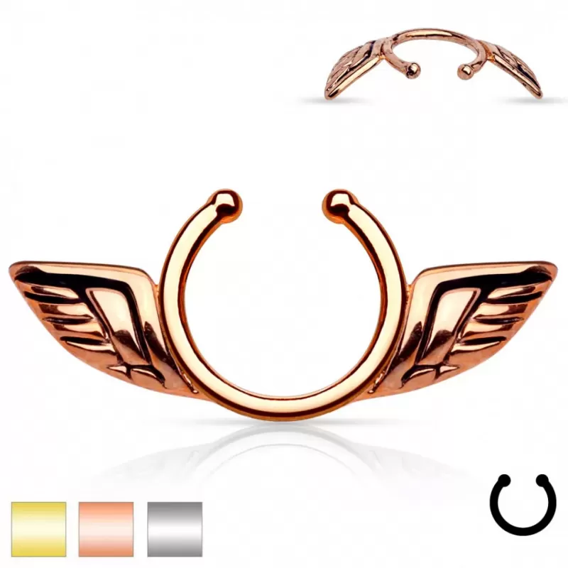 Пирсинг-обманка для сосков PiercedFish --KX-011 с крыльями