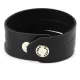 Кожаный браслет мужской Scappa P-601 черный