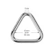 Пирсинг кольцо кликер из титана Pirslab RHT33 треугольник