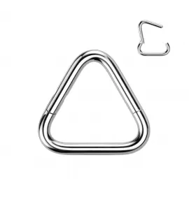 Пирсинг кольцо кликер из титана Pirslab RHT33 треугольник
