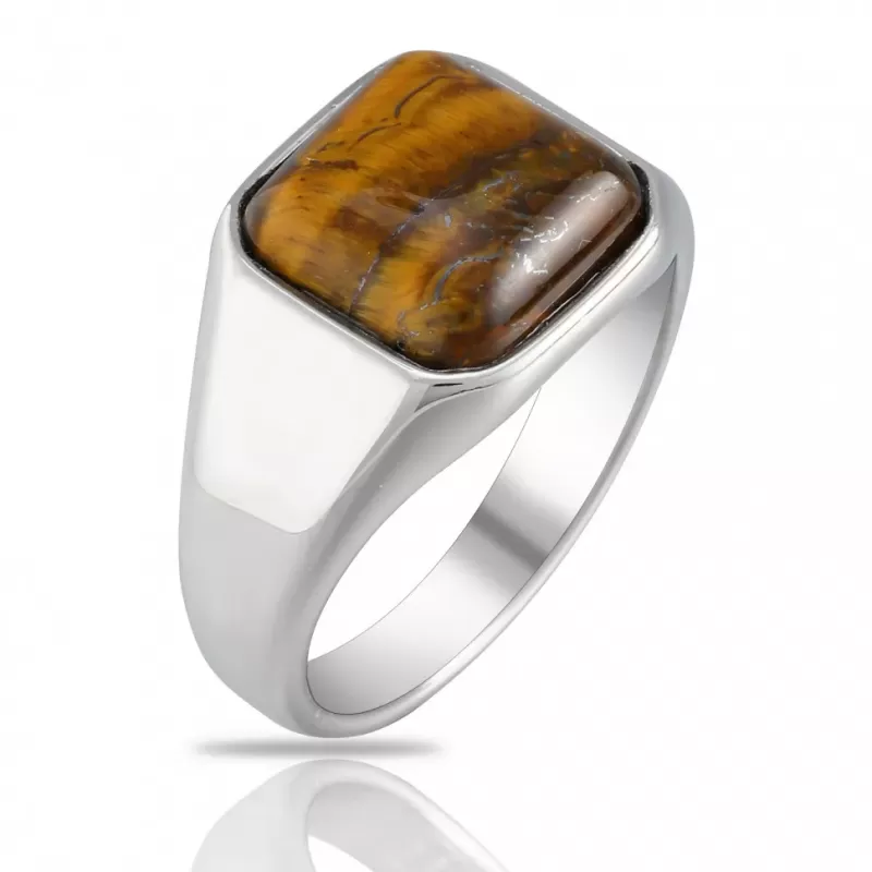 Мужской перстень из стали RSS-7125-ST