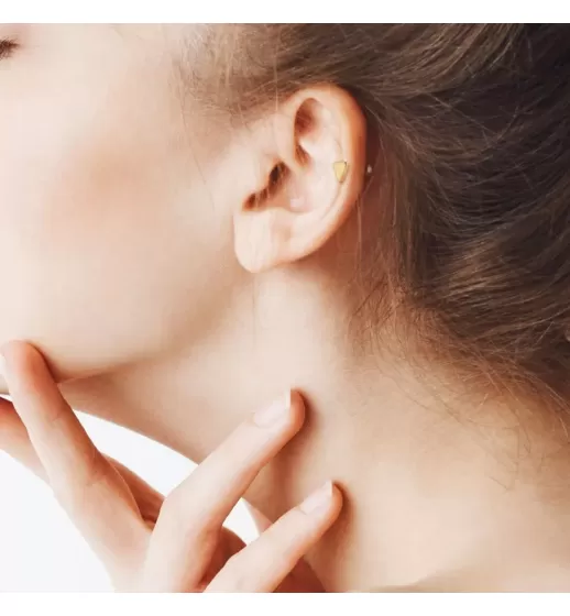 Серьга микроштанга для пирсинга уха PiercedFish JA02-ST из стали