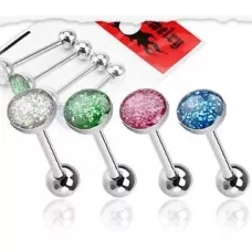 Набор из 4 штанг для пирсинга языка PiercedFish VB-013