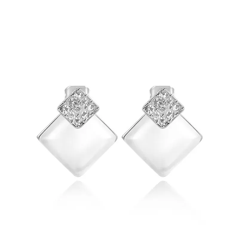 Серьги ROZI RR-49345A перламутровые ромбы