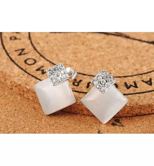Серьги ROZI RR-49345A перламутровые ромбы