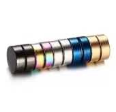 Серьги-клипсы из стали на магните Everiot MG-8 (фейк-плаги)