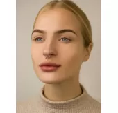Циркуляр (подкова) из стали с внешней резьбой PiercedFish HT-A серьга для септума носа, хеликса уха, трагуса, брови, губы, пупка, сосков, пирсинга смайл