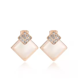 Серьги ROZI RR-49345B перламутровые ромбы