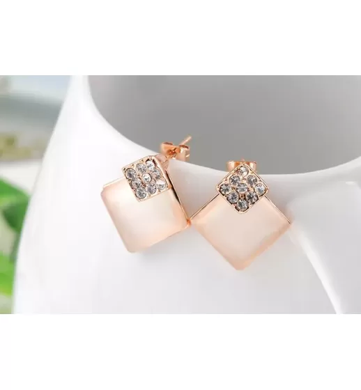 Серьги ROZI RR-49345B перламутровые ромбы