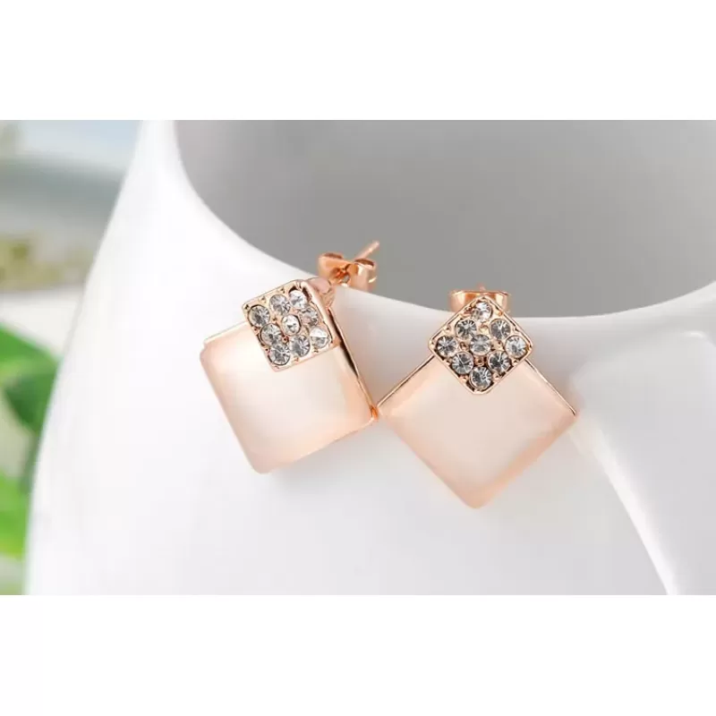 Серьги ROZI RR-49345B перламутровые ромбы