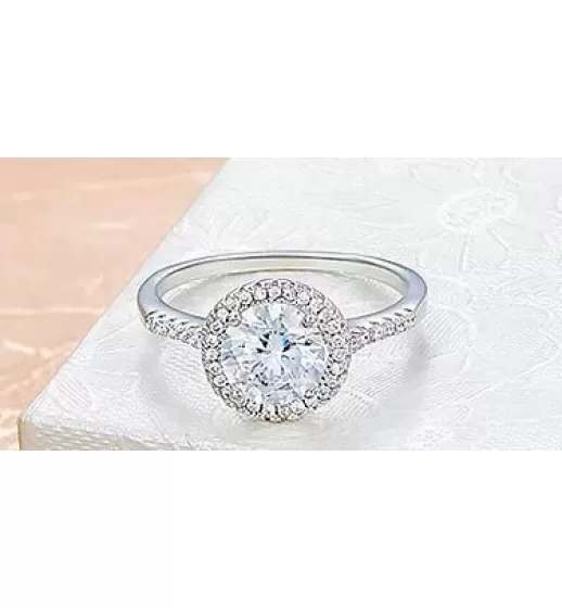 Кольцо ROZI RG-53480B с фианитами