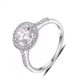 Кольцо ROZI RG-53480B с фианитами