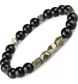 Браслет на резинке Everiot Select LNS-0262 из агата