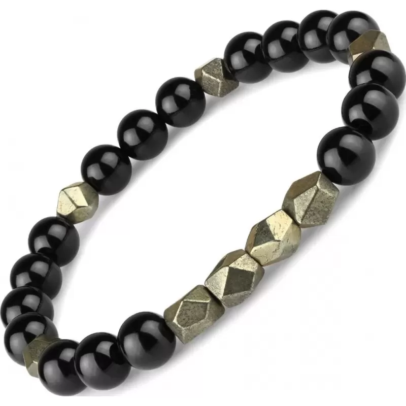 Браслет на резинке Everiot Select LNS-0262 из агата