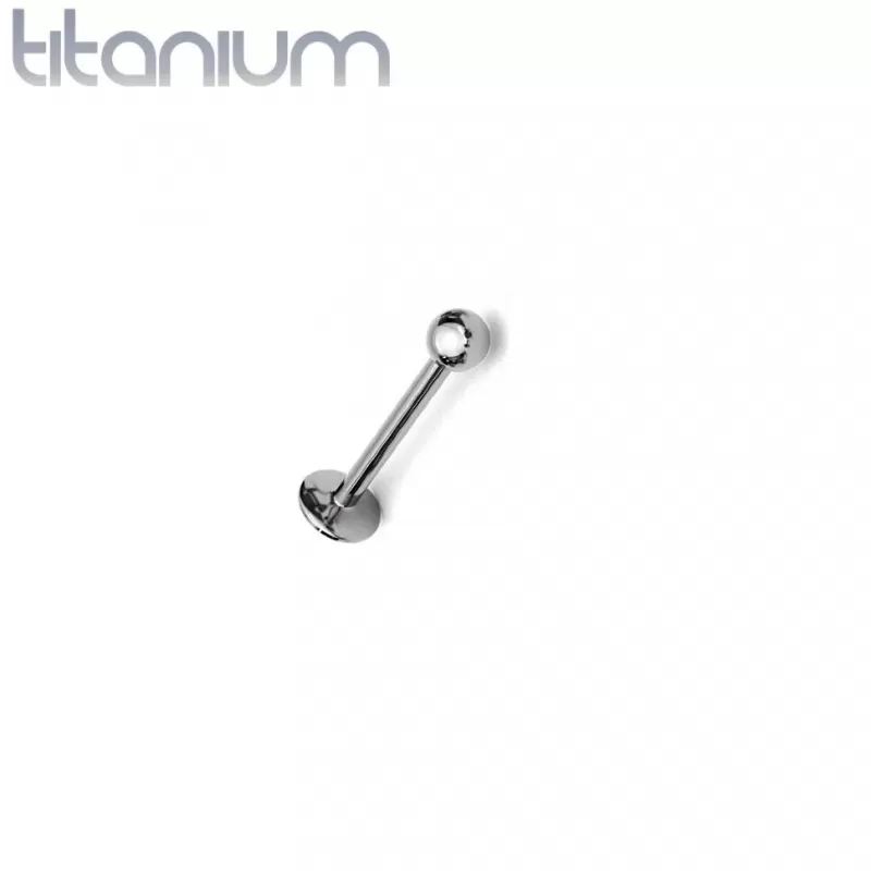 Титановая серьга лабрет для уха (хеликс, трагус, конч пирсинг), губ Pirslab T23L