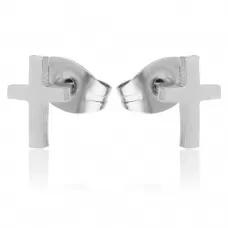 Серьги-гвоздики c крестами из стали Soul Stories SE-LL-0008-ST