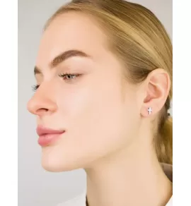 Серьги-гвоздики c крестами из стали Soul Stories SE-LL-0008-ST