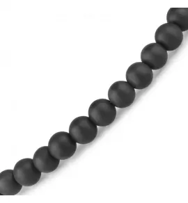 Черный браслет Everiot Select LNS-0234 из натурального агата