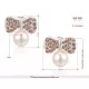 Серьги ROZI RR-62325A бантики с жемчужиной