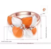 Кольцо ROZI RG-93210 с лепестками