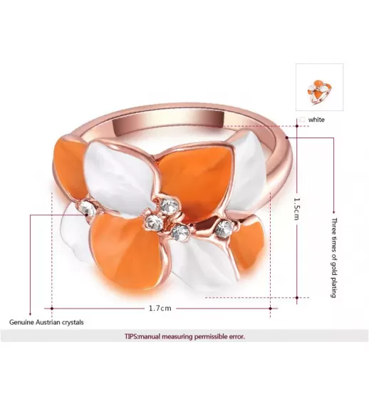 Кольцо ROZI RG-93210 с лепестками