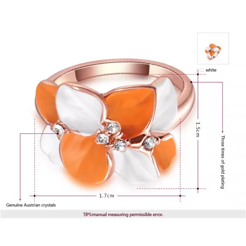 Кольцо ROZI RG-93210 с лепестками