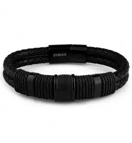 Кожаный плетеный мужской браслет Everiot SP-MJ-15060