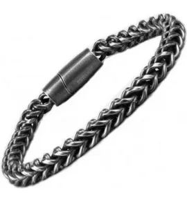 Мужской браслет-цепь из медицинской стали Everiot SB-MJ-1769 плетение косичка