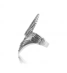 Кольцо из стали TATIC SR-BR-101 крылья