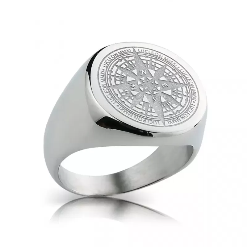 Мужской перстень из стали RSS-7388-ST