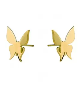 Женские серьги-гвоздики в форме бабочек Everiot AAB-303ESS из стали