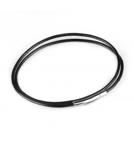 Кожаный шнурок премиум Everiot Select LC-5002 с застежкой из стали